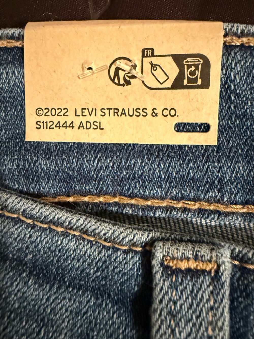 Levi’s 726 High Rise Flare Jeans Stellar Stretch Medium Wash W32 L30 NWT - Picture 7 of 13
